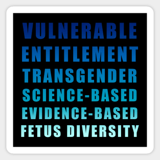 Seven Banned Words Sticker